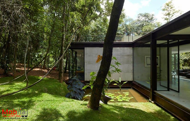 خانه شیشه ای در برزیل برای عاشقان سبک مینیمال (+عکس)