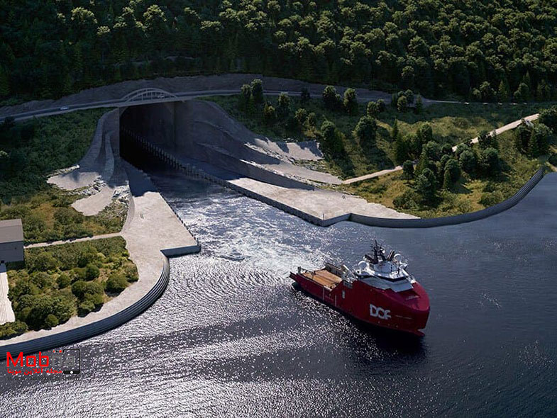 ساخت اولین تونل کشتی های بزرگ جهان در نروژ (+عکس)