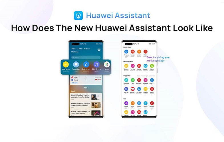 نسخه جدید دستیار هوشمند HUAWEI Assistant با امکانات و ظاهر جدید