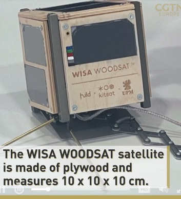 نخستین ماهواره چوبی جهان با دوربین سلفی به مدار زمین می‌رود