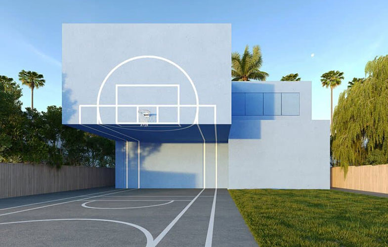 طراحی خانه‌ای متفاوت برای بازیکن سابق NBA در لس آنجلس (+عکس)