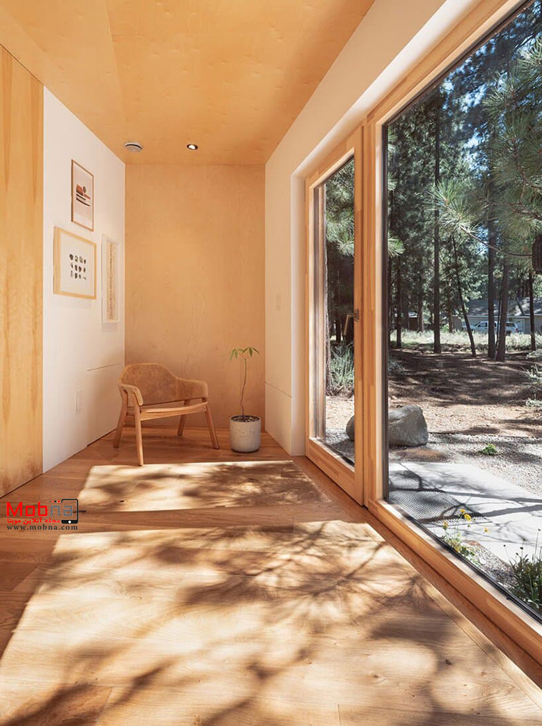 طراحی متفاوت خانه ای شفاف در اطراف دریاچه تاهو آمریکا (+عکس)