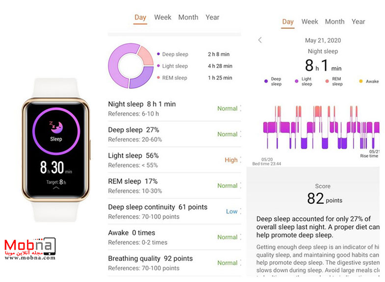 کامل‌ترین سنسورها و قابلیت‌های پایش سلامتی در ساعت‌های هوشمند هواوی