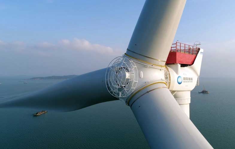 چین و ساخت بزرگ‌ترین توربین بادی دریایی جهان (+عکس)