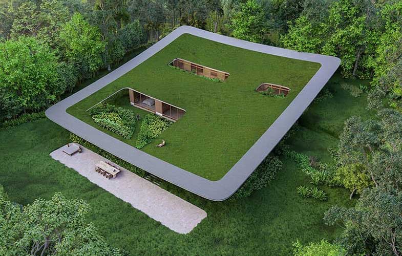 خانه ای با سقف متفاوت در برزیل! (+عکس)
