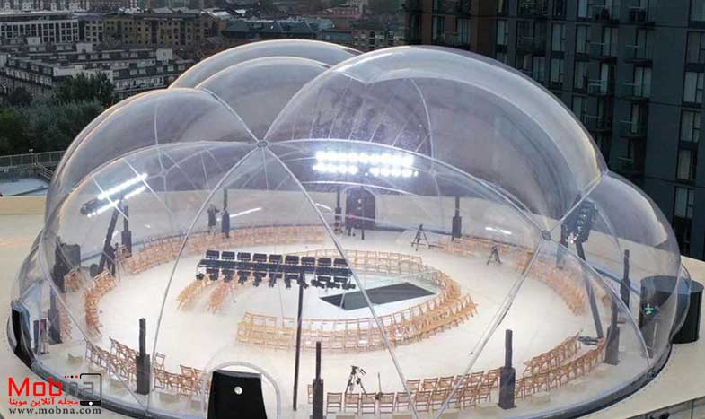 ساخت گنبد ابری برای نمایش الکساندر مک‌کوئین در شرق لندن (+عکس)