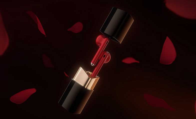 هواوی هدفون جذاب فری‌بادز Lipstick را معرفی کرد؛ تلفیق هنرمندانه فناوری و زیبایی