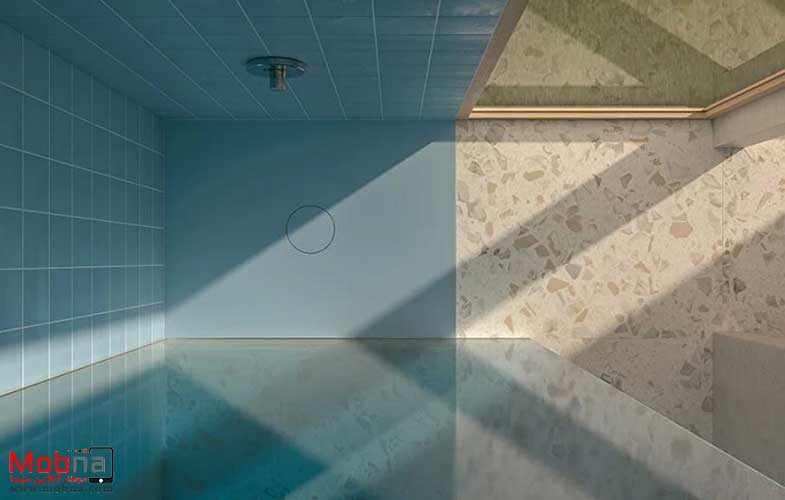 نخستین کاشی حمام دنیا از فولاد تیتانیوم لعاب‌دار!(+فیلم و عکس)