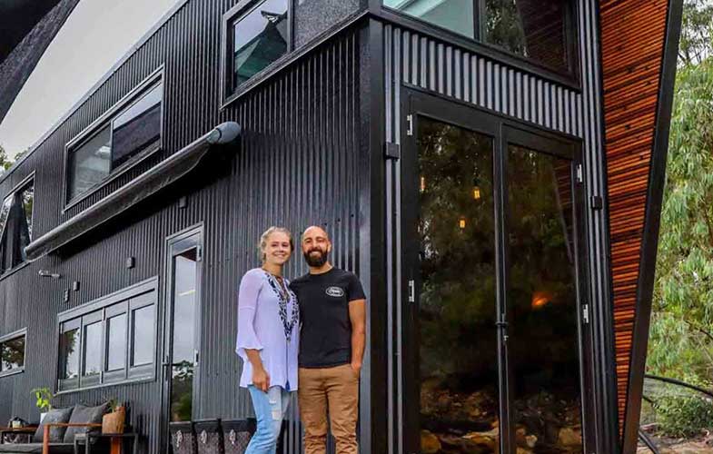 زوج استرالیایی و خانه لوکسی که 3 ماهه ساخته شد! (+عکس)