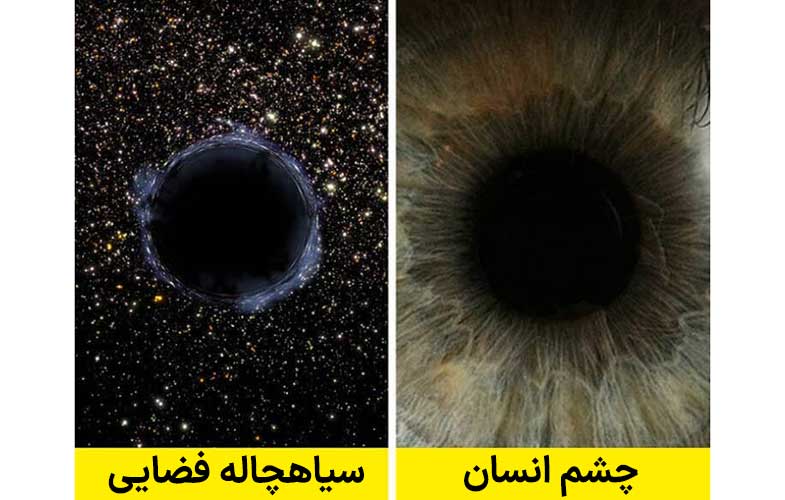 شباهت جالب چشم انسان زمینی با بخشی مرموز در فضا (عکس)