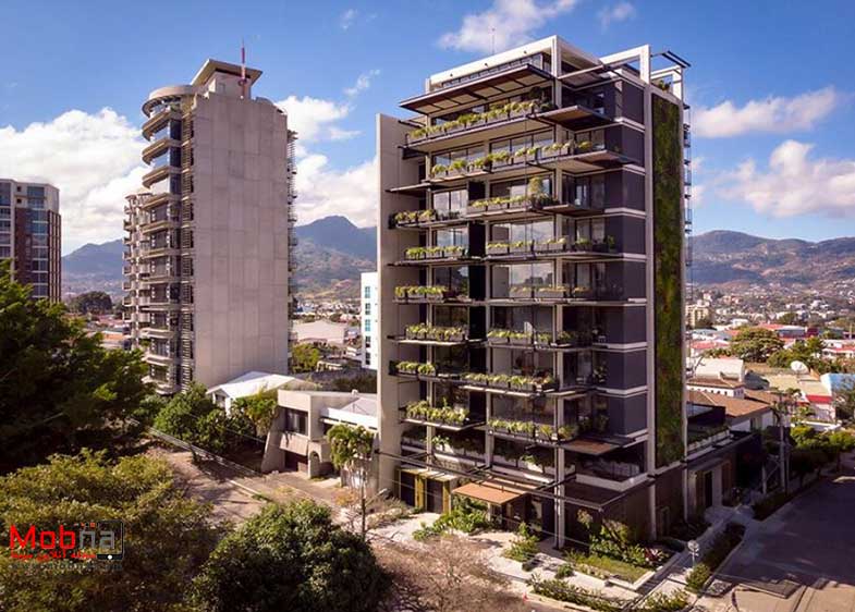 معرفی یک برج مسکونی سبز در کاستاریکا(+عکس)