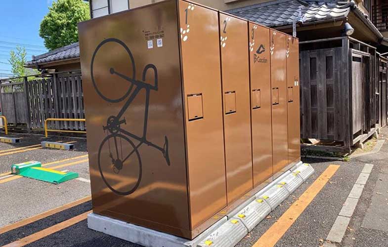 کمدهای عمودی مخصوص پارک دوچرخه در ژاپن! (+عکس)