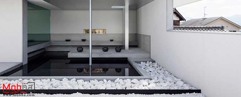 خلق تصاویر مواج از طریق طراحی داخلی منحصر به فرد با حوضچه‌ های آبی آرام توسط گروه معماری FORM/ کوئیچی کیمورا در ژاپن