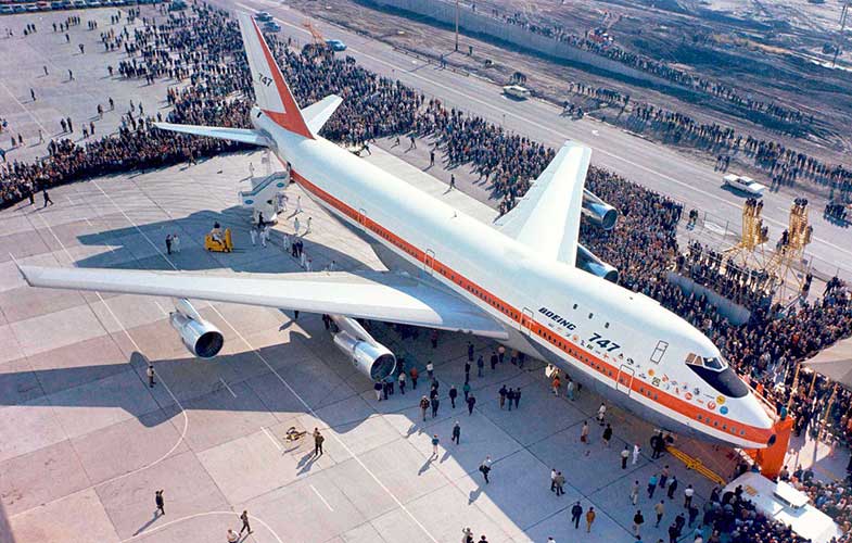 نخستین ملاقات با بوئینگ 747(عکس)