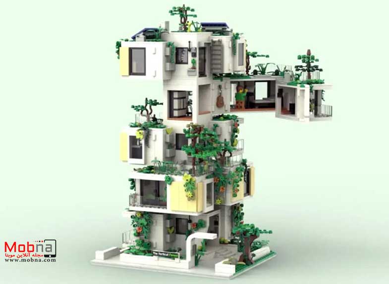 برج های bosco verticale میلان با استفاده از لگو ساخته شد(+عکس)