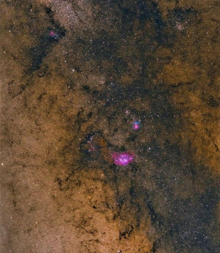 نمایی دیدنی از هسته کهکشان راه شیری