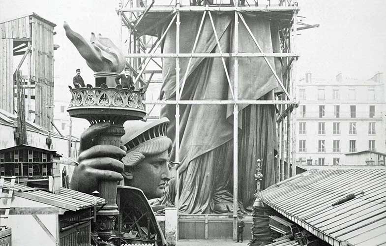 روند ساخت مجسمه آزادی! (عکس)