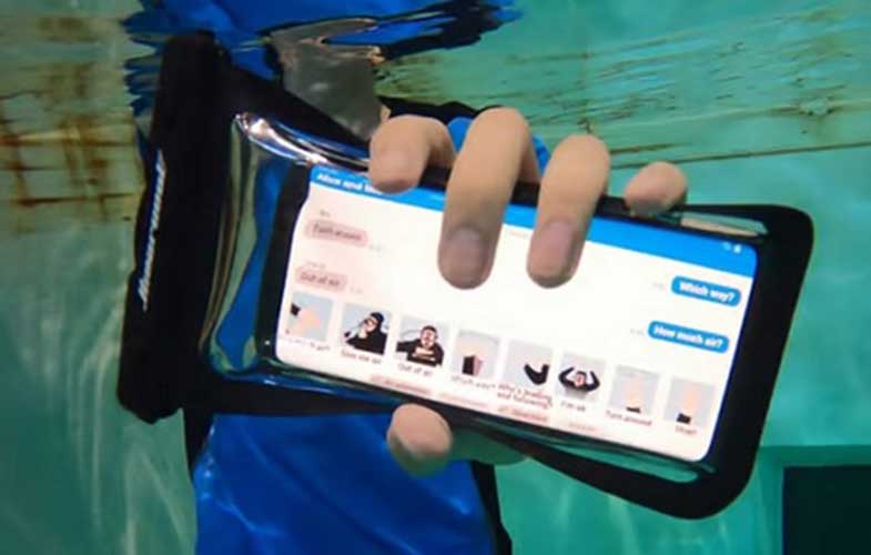 انتقال پیام در زیر آب با نرم افزار تلفن همراه ممکن شد