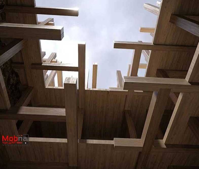 «ویرانه بی انتها» پروژه ای دیدنی با الهام از معماری معابد مایا(+عکس)