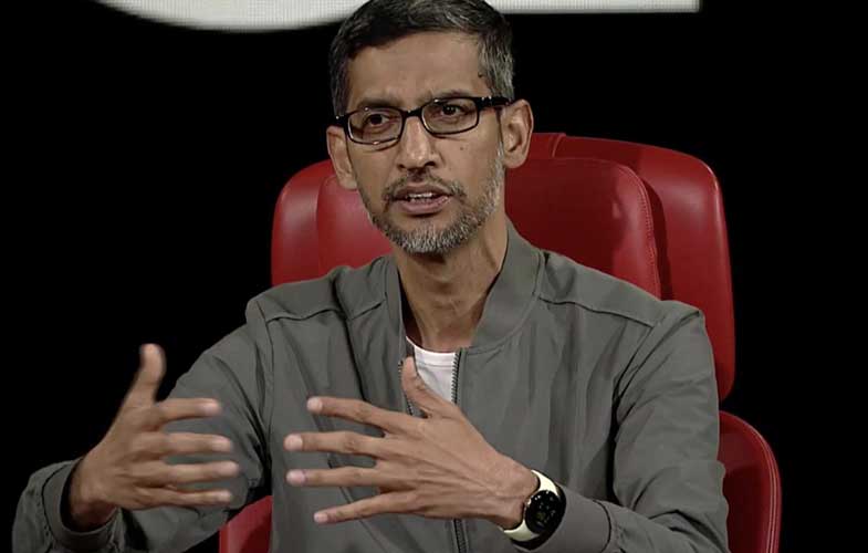ساعت هوشمند پیکسل واچ روی مچ دست مدیرعامل گوگل رویت شد