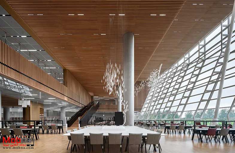 از بزرگترین کتابخانه‌ های جهان در شانگهای با طراحی متفاوت(+عکس)