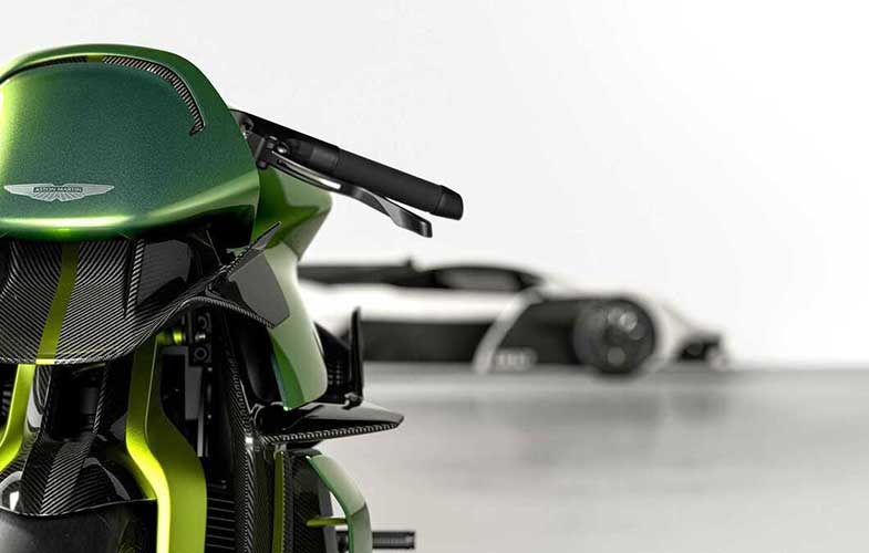 موتورسیکلت جنجالی استون مارتین مشابه خودروی فرمول1 (+فیلم و عکس)
