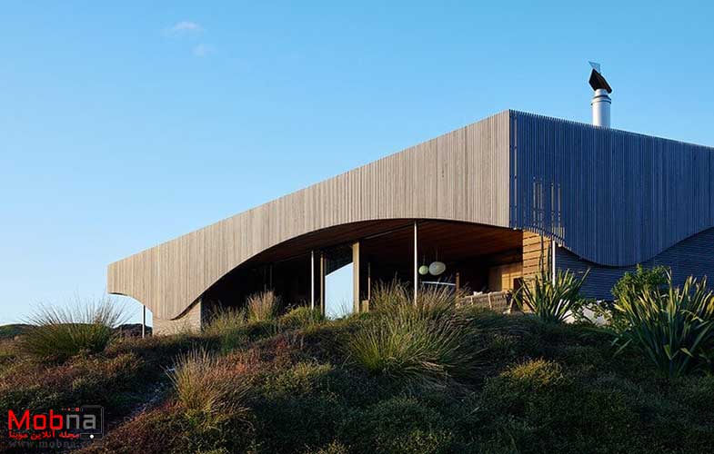 طراحی خانه ای خاص در تپه های شنی نیوزیلند(+عکس)