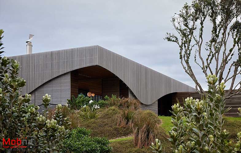 طراحی خانه ای خاص در تپه های شنی نیوزیلند(+عکس)