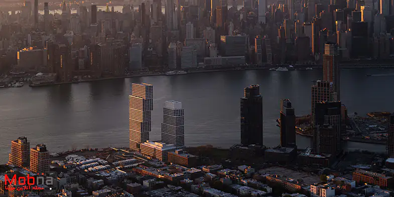 معماری جالب دو برج در بروکلین(+عکس)
