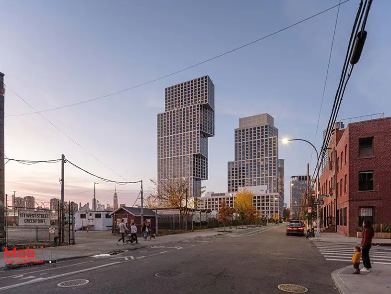 معماری جالب دو برج در بروکلین(+عکس)