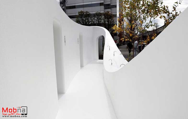 «توالت توکیو» با طراحی منحنی شکل به روی عموم باز می شود!(+فیلم و عکس)