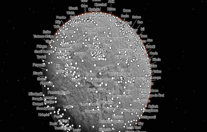 واضح‌ترین نقشه مریخ با استفاده از ۱۱۰ هزار عکس تهیه شد