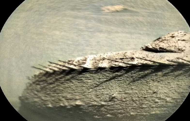 مریخ‌نورد «کنجکاوی» یک ساختار عجیب را در مریخ کشف کرد (+عکس)