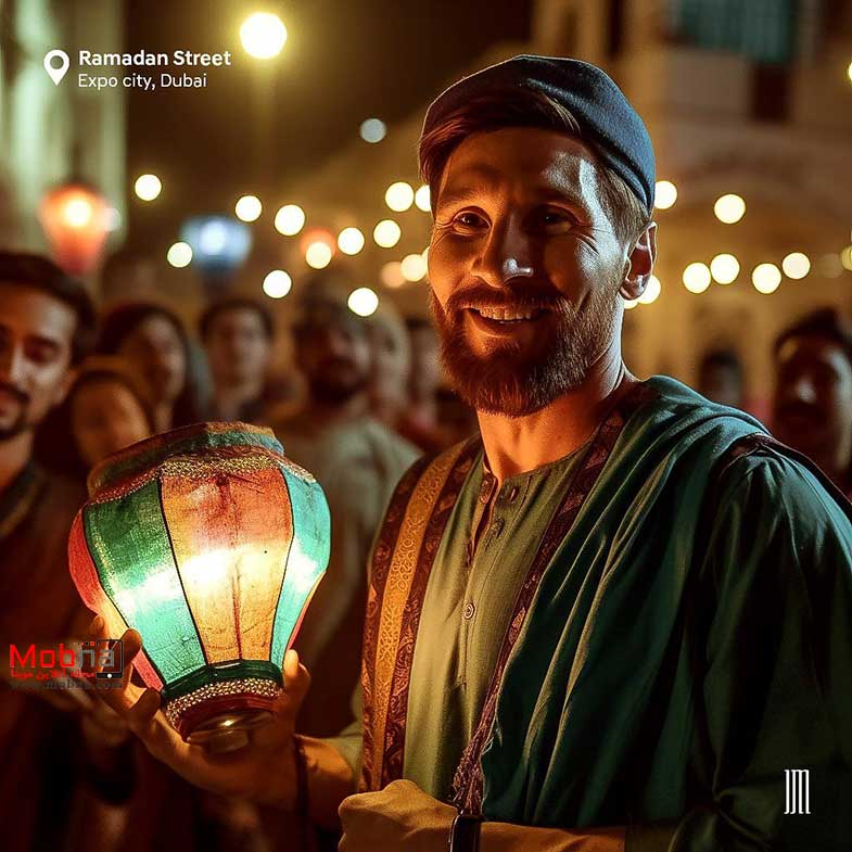 جشن رمضان دبی با حضور رونالدو، راک و... (عکس)