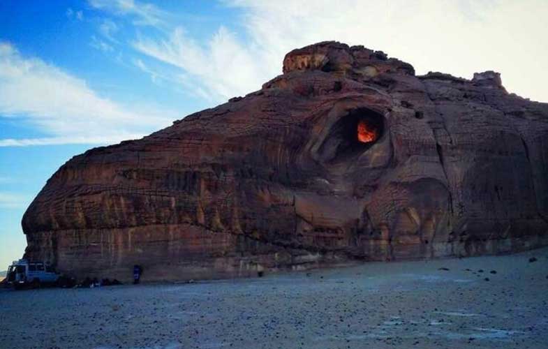 کوه «سر اژدها» در مصر(عکس)