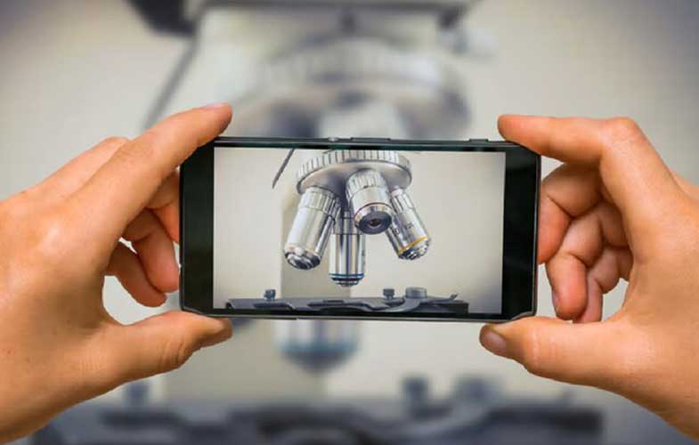 کوچک‌ترین ال‌ئی‌دی جهان و تبدیل دوربین تلفن همراه به یک میکروسکوپ واقعی! (+عکس)