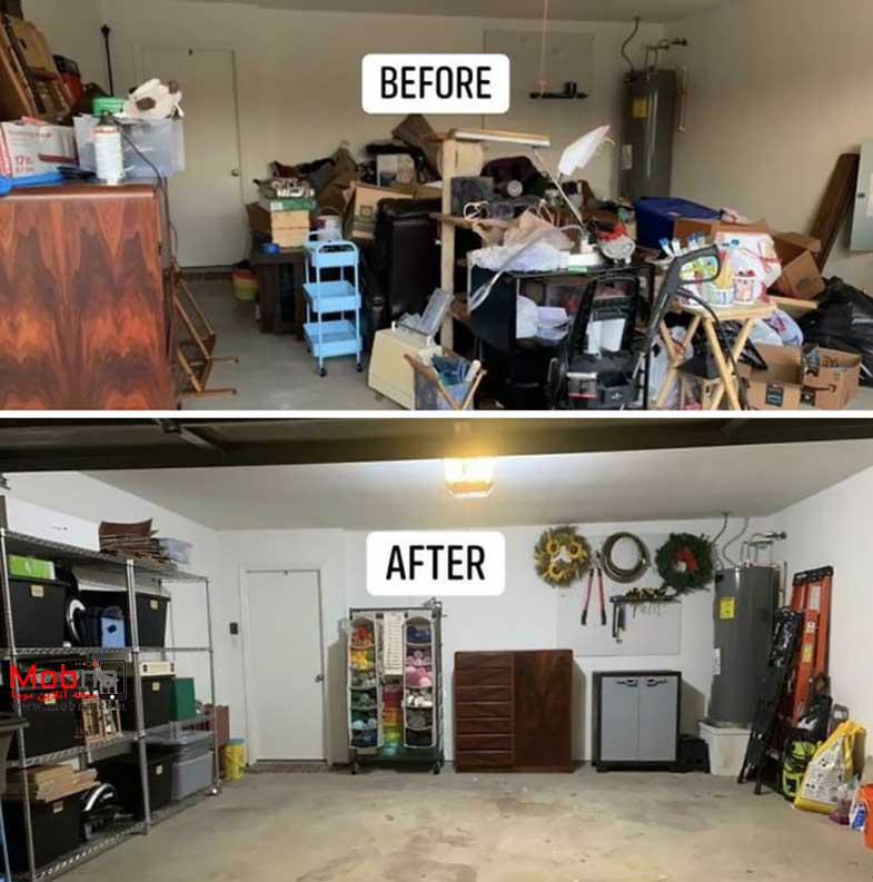 قبل و بعد از نظافت (عکس)