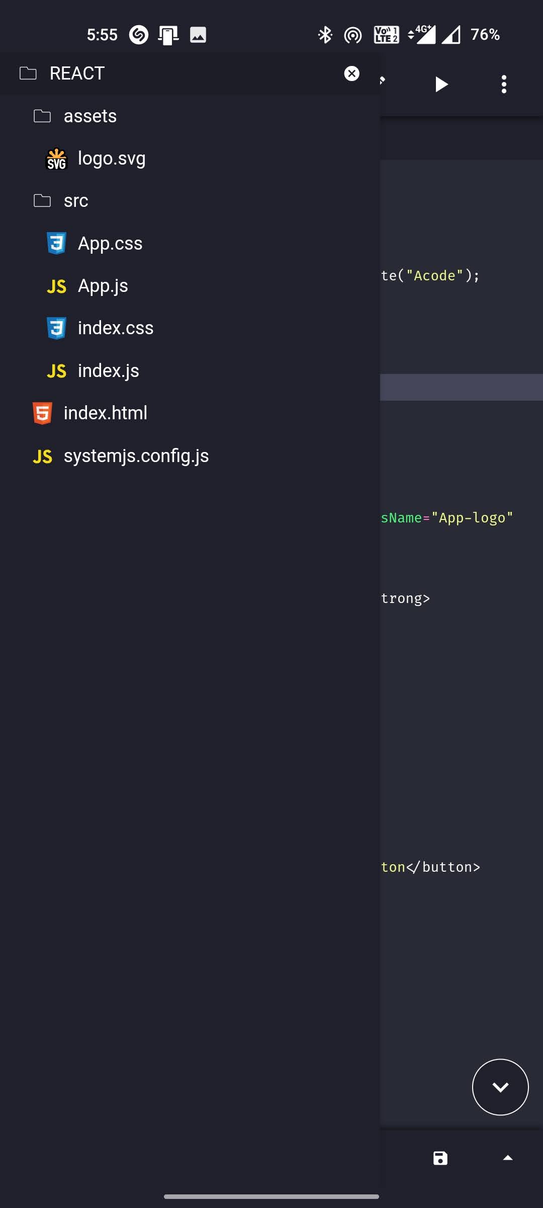 دانلود برنامه ویرایشگر کد پرامکانات و سبک Acode – code editor | FOSS