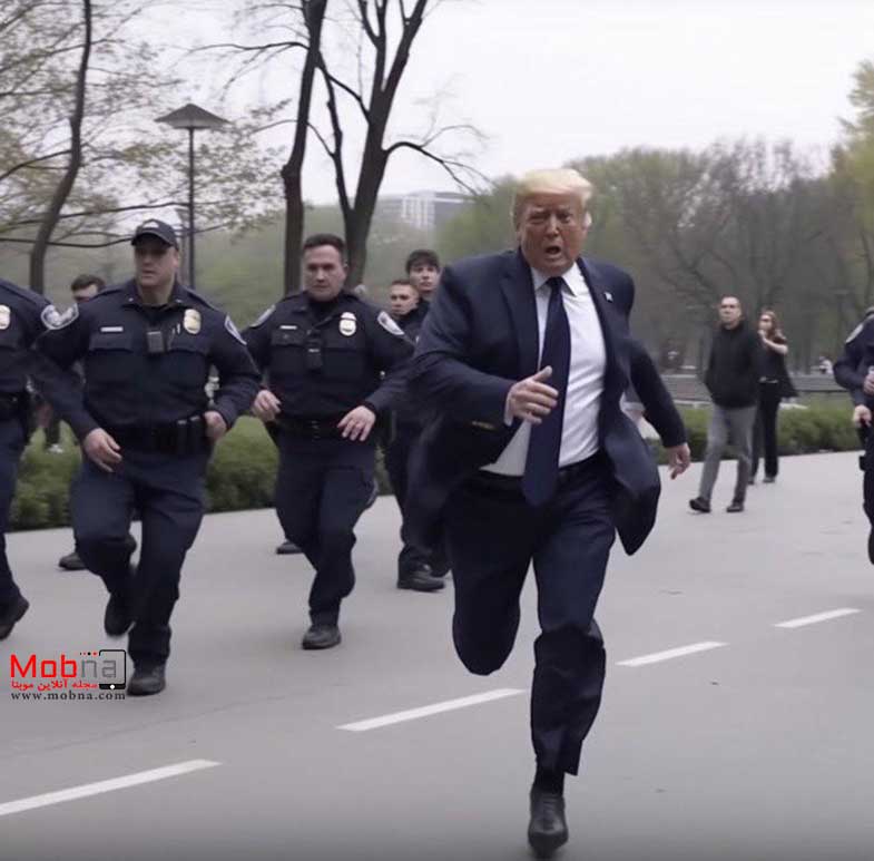 ترامپ بازداشت و راهی زندان شد! (عکس)