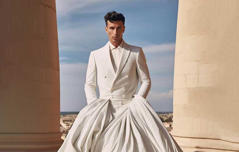 لباس عروس مردانه! (عکس)