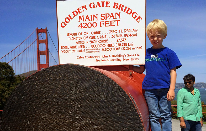 قطر عجیب کابلی که یک پل معلق در آمریکا را نگه داشته است! (+عکس)