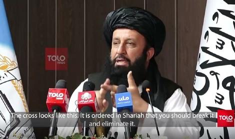 طالبان : کراوات صلیب است و باید از بین برده شود!