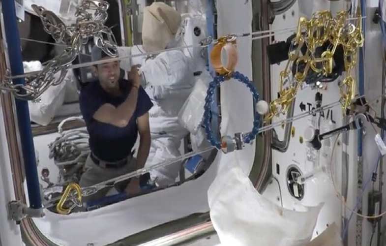 ویدئوی جالبی از مسابقه «دارت فضایی» در ایستگاه فضایی بین‌المللی