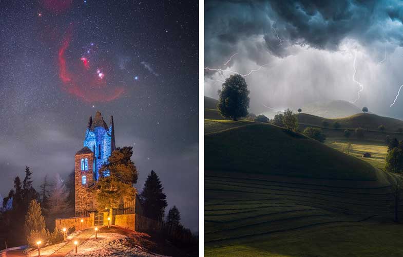 روز و شب به این زیبایی از سوئیس! (+عکس)