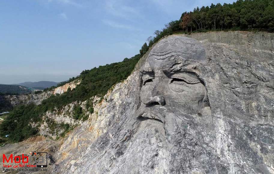 فو هسی ؛ مجسمه عجیب و غریب چینی در دل کوه (+عکس)