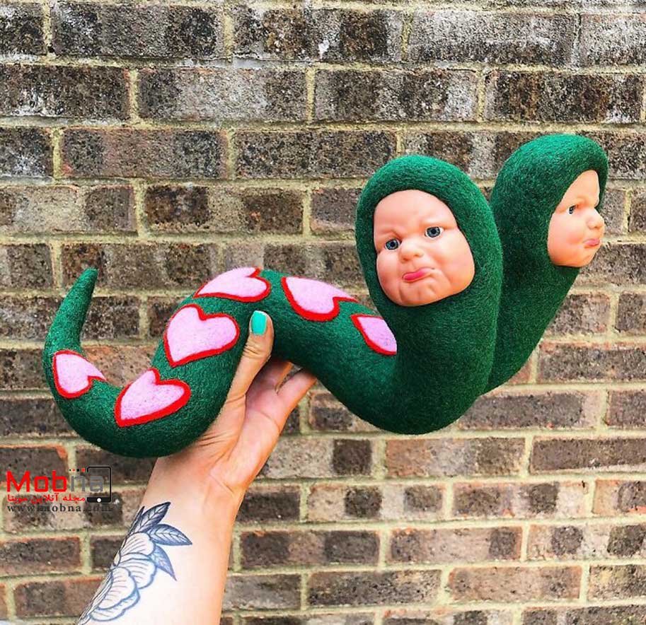 ساخت عروسک های عجیب و ترسناک با روشی متفاوت! (عکس)