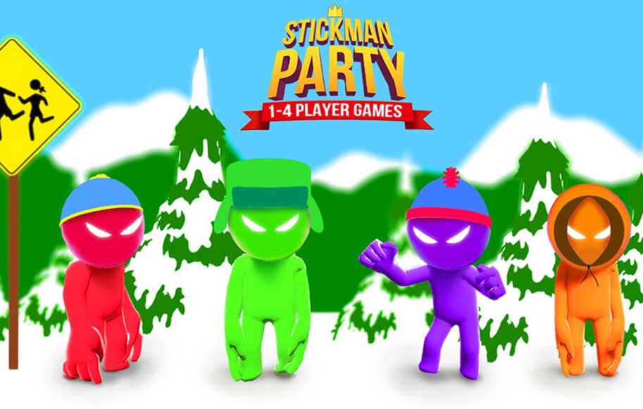 Stickman Party ؛ «پارتی آدمک‌ها» مجموعه‌‌ی بازی‌ 1‌ الی‌ 4‌ نفره (+مود)