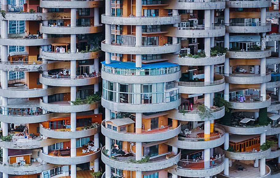 یک آپارتمان عجیب در گوئیانگ چین (عکس)