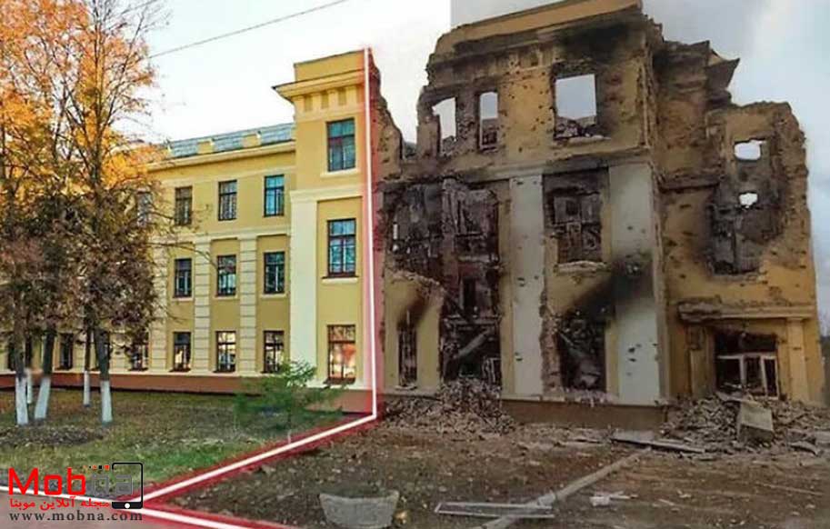 قبل و بعد خانه یک اوکراینی! (عکس)