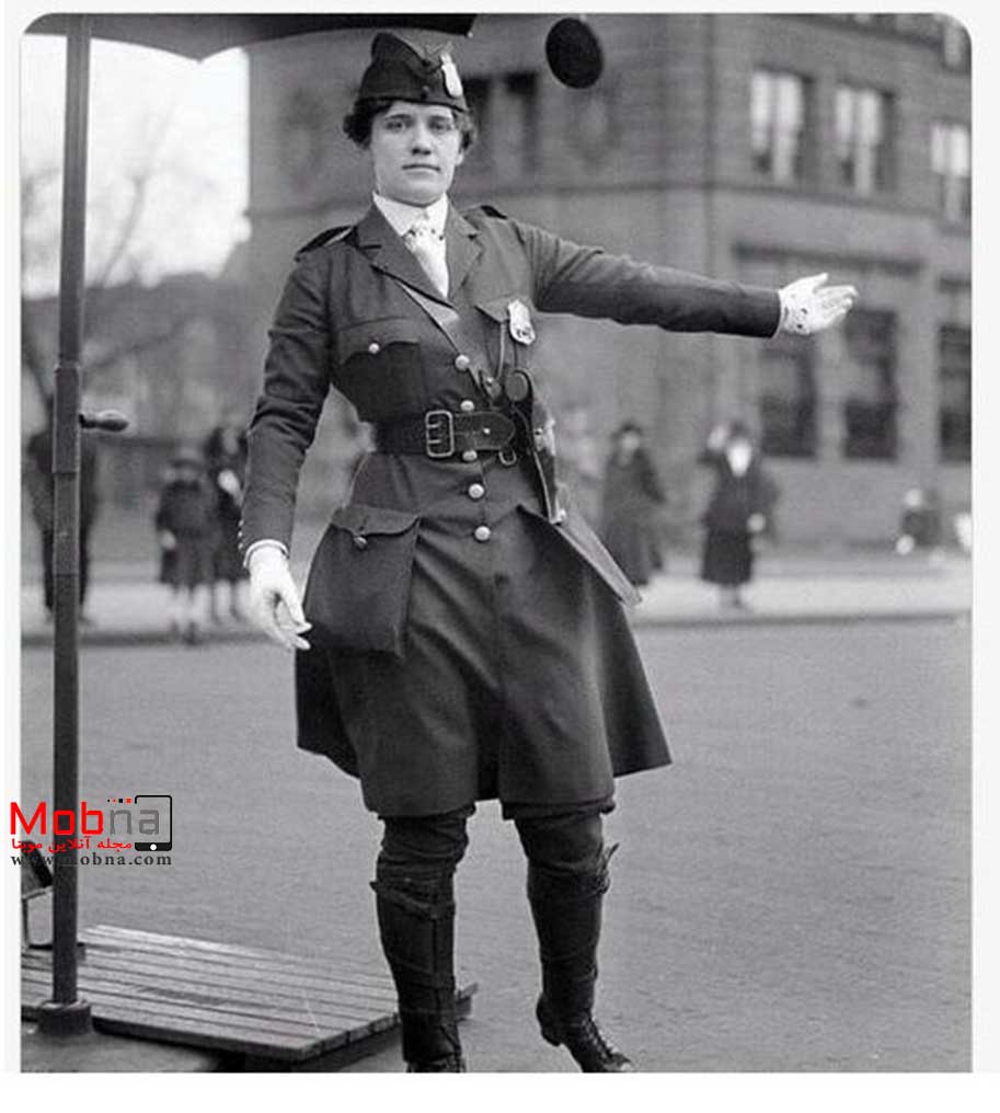 اولین زن پلیس ترافیک در آمریکا (عکس)